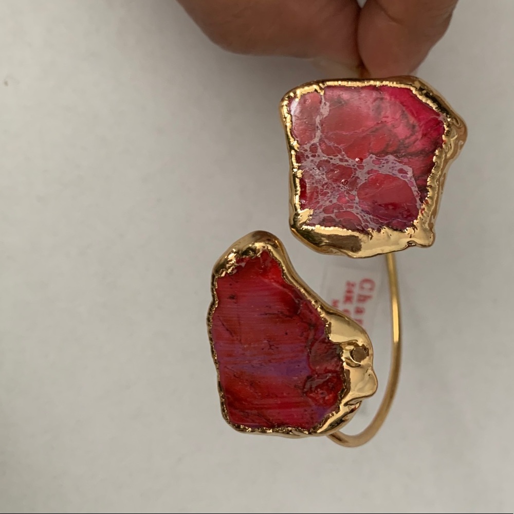 Pink real stone Bracelet
